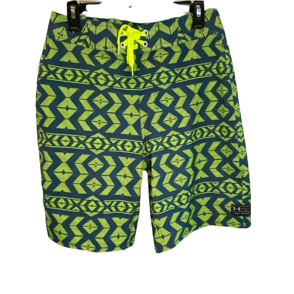 Under Armour‎ Men’s Graphic Board Shorts Swimwear Loose Heatgear Storm Seahawks - Picture 1 of 10
